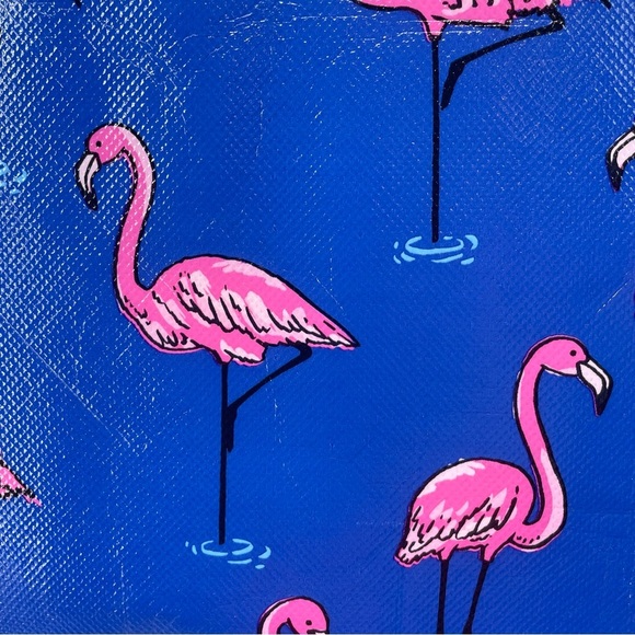 Chubbies The Pop Flock And Drop It Insulated Drink Cooler Flamingos Tote - Picture 6 of 6